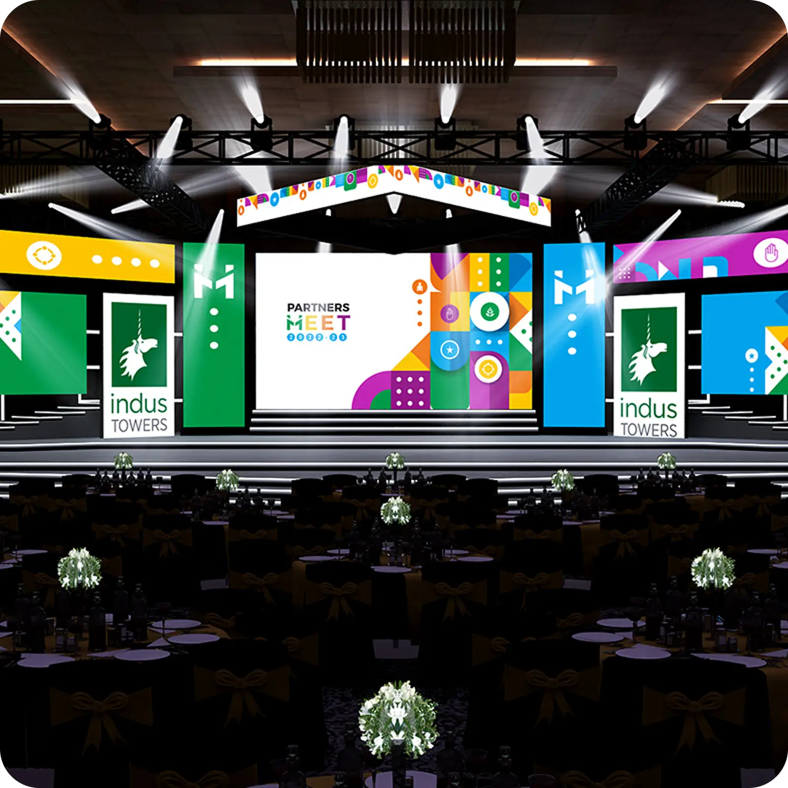 EVENT PRODUCTION & TECHNICAL SETUP